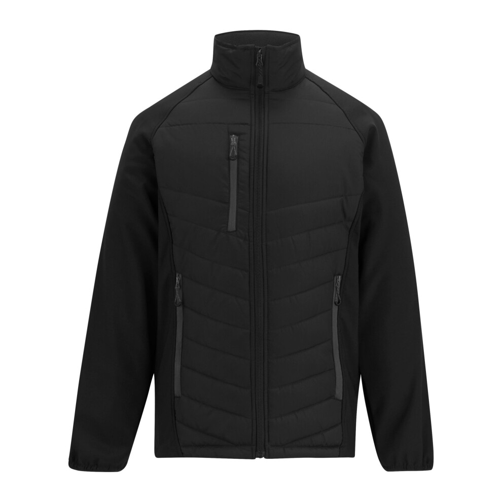 Regatta (Xs, Black/Ash) Mens Full Zip Padded Jacket