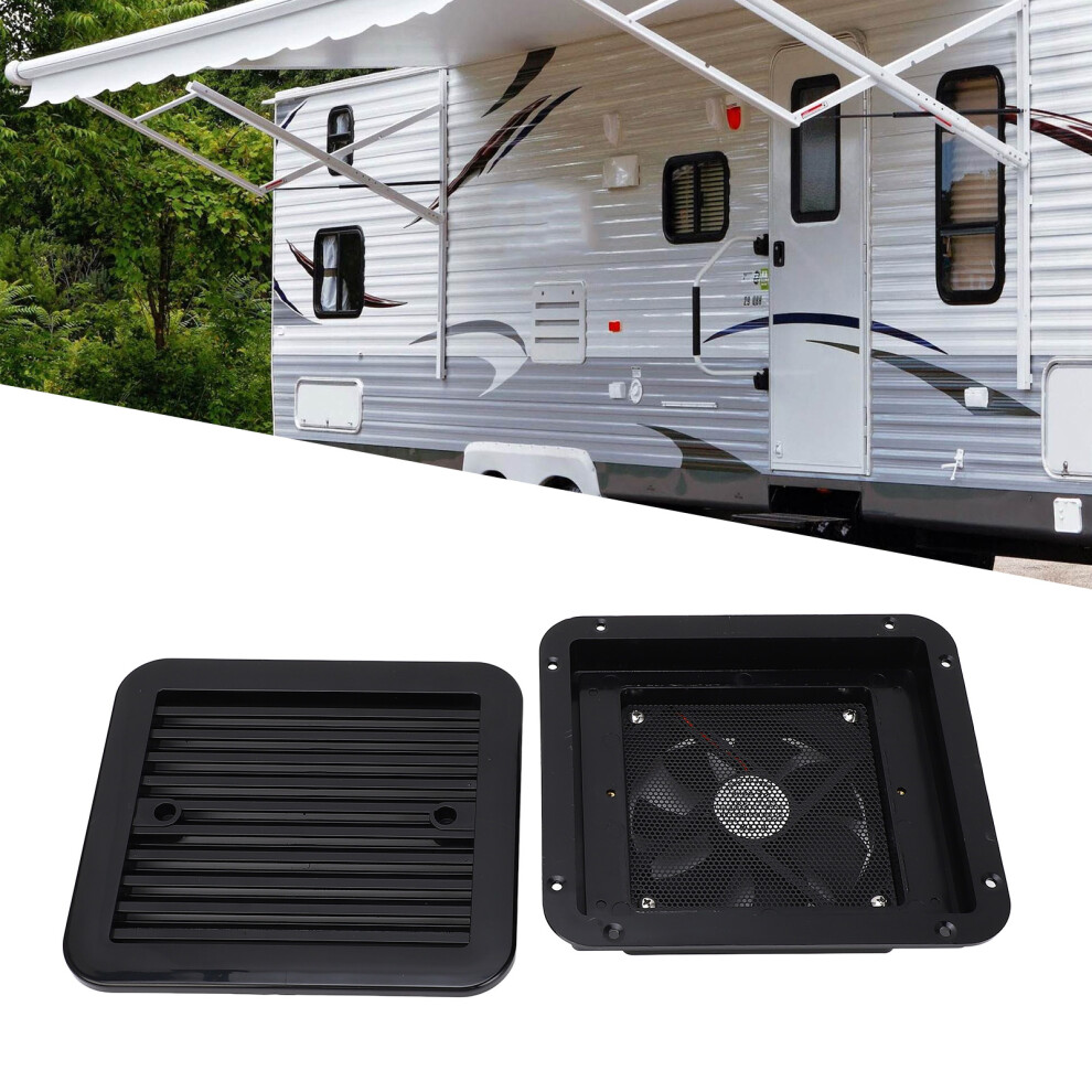 Rv Side Vent Fan 8.1X7.3in 12V Exhaust Fan For Rv, Trailer & Marine 7891390838495