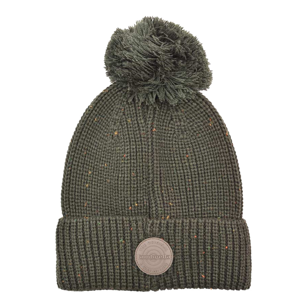 Lambretta (One Size, Khaki Green) Logo Bobble Beanie