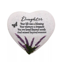 Celebrations Thoughts Of You Daughter Heart Ornament