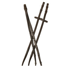 (54in, Dark Brown) Collegiate Comfitec Opulux Leather Horse Reins