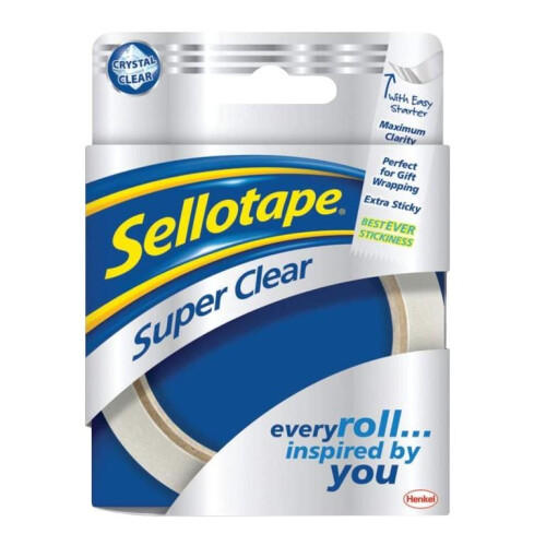 Sellotape Super Clear Tape