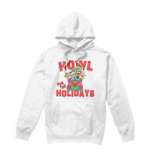 (XXL, White) Paw Patrol Mens Howl For The Christmas Holidays Hoodie