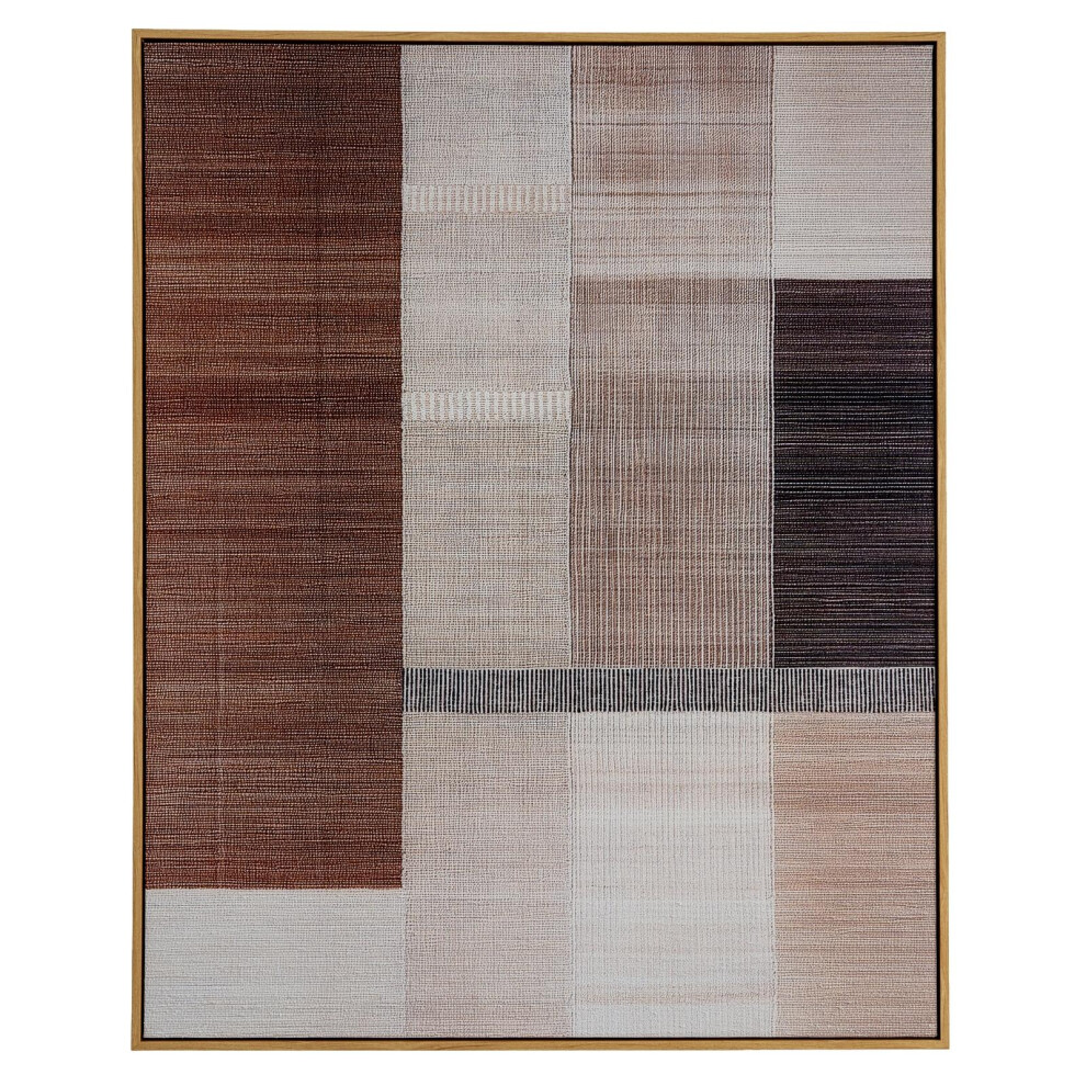 Hill Interiors Hand-Painted Framed Canvas Print