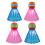 4 Teiliges Federball Badminton Set Glänzend 1