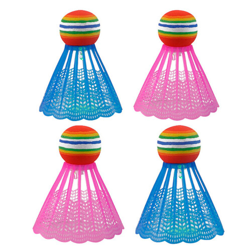 4 Teiliges Federball Badminton Set Glänzend