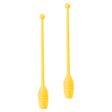 4Paare Gelbe Rhythmic Stick Clubs Kunststoff Für Und Tanz