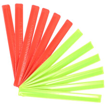 36Stk Reflektierende Slap Armbänder Reflektierendes Design Sport Bunt