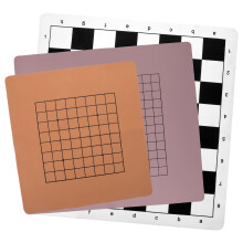 15Stk Tragbares Xiangqi Schachbrett, Faltbares Spielfeld, Kunstleder