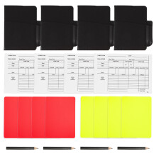 16Sets Fußball Referee Set Mit PVC Kartenhalter Und Stift Für Training