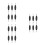 18Pcs Double Head Fingerboard Screwdrivers Multi Color Mini Skate Tool 5