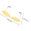 1 Uv- Sonnenbrille Kinder Gelb Chic 3