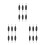 18Pcs Double Head Fingerboard Screwdrivers Multi Color Mini Skate Tool 3