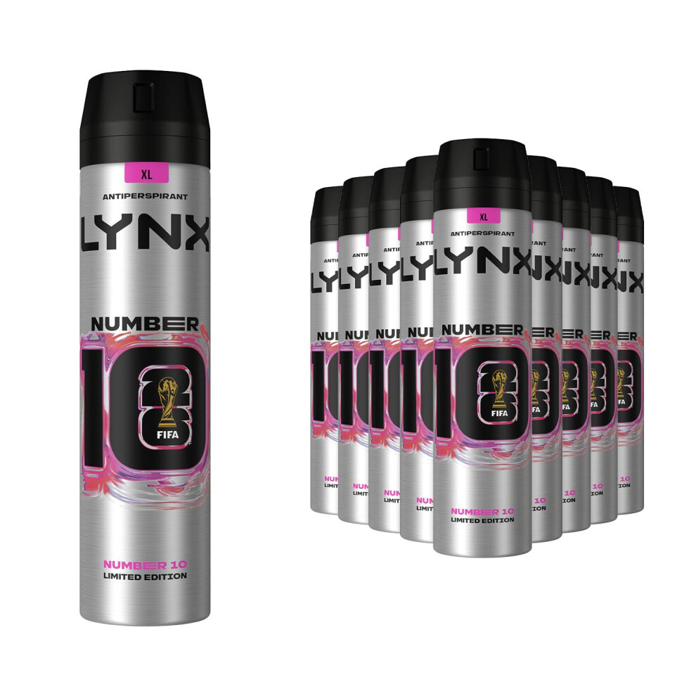 Lynx Limited Fifa No 10 Deodorant Spray 250Ml,6Pk