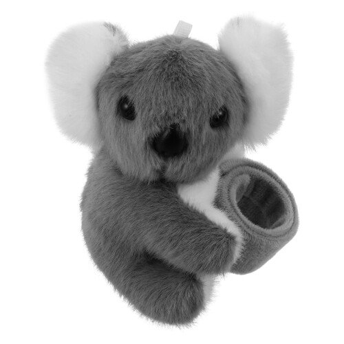 5Stk Koala Plüsch Snap Armbänder Auto Grau Kinder 2