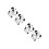 4Stk Kinder Badehandschuhe Cartoon Design Sanfte Stoffhandschuhe 8