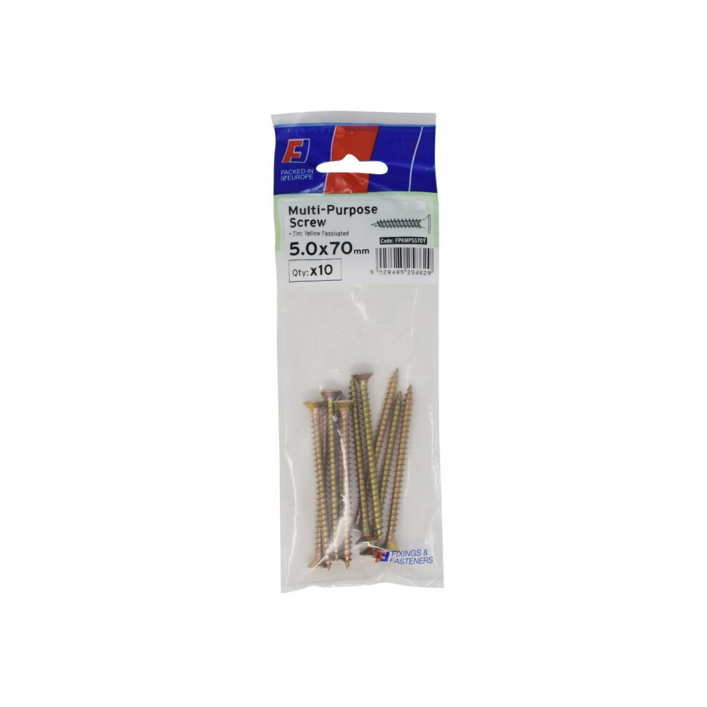 Forgefix Multi-Purpose Screws, Pozi, Csk, Zyp, Forgepack 5063918398787