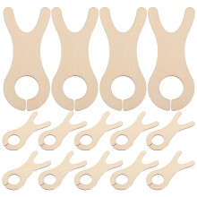200Stk Holz-Garnwickler Beige - Bobbin Organizer Für DIY Handarbeit