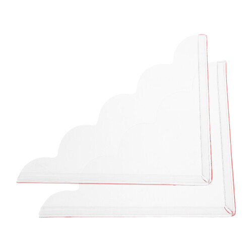 3Paare Transparenter Spritzschutz Aus Für Badezimmer 2