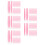 500Stk Nagelkunst Picker Stift Pink Maniküre Tool Kunststoff 5