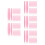 500Stk Nagelkunst Picker Stift Pink Maniküre Tool Kunststoff 10