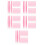 500Stk Nagelkunst Picker Stift Pink Maniküre Tool Kunststoff 8