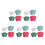 100Sheets Multifunctional Nail Buffer Blocks Sandpaper Assorted Colors 6