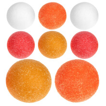 8Stk Tischfußballbälle Resin, Stabile Rotation, Verschiedene Farben