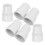 6Stk Weiße PVC Winkelventil Abdeckung Einfache Montage Bad Accessoire 1
