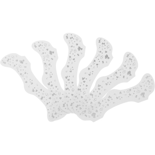 30Sheets Silver Natural-Look Temporary Freckles Waterproof Face Decals 1