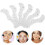 30Sheets Silver Natural-Look Temporary Freckles Waterproof Face Decals 11