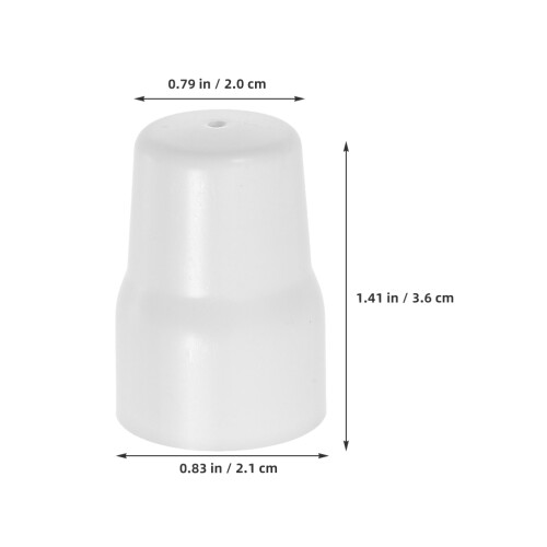 6Stk Weiße PVC Winkelventil Abdeckung Einfache Montage Bad Accessoire 2