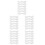30Sheets Silver Natural-Look Temporary Freckles Waterproof Face Decals 5