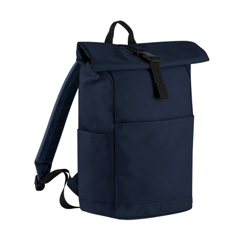 BagBase (One Size, Navy) Bagbase Premium Roll Top Recycled Backpack