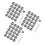 3Sets Metal Drill Bit Stop Collar Set Silver Compact Shaft Fixing Ring 6