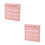 2Stk Messerhalter Wand Pink Luftdurchlässig Robust Für 6