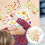 4Sheets Assorted Color Cartoon Fruit Vegetable Stickers Kids 3D Decals 8