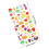 4Sheets Assorted Color Cartoon Fruit Vegetable Stickers Kids 3D Decals 2