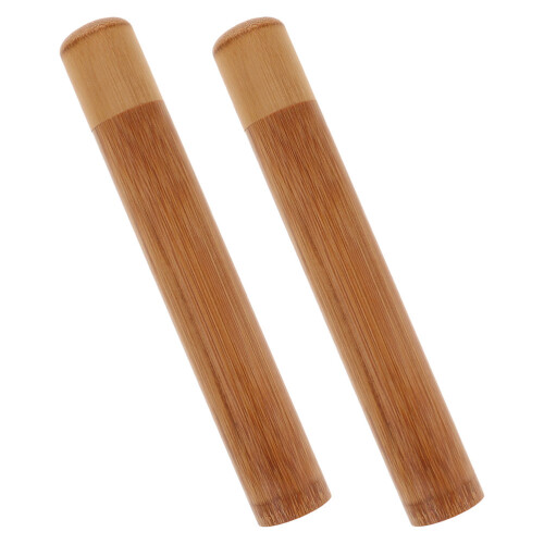 4Stk Elegante Bambus Zigarrenhülle Mit Feuchtigkeitsdichtem Verschluss 1