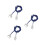3Pièces D'escrime PVC Compatible Épée Fleuret 9