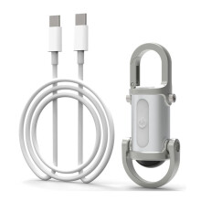 Flashlight, Waterproof Flashlight Keychain Flashlight Silver