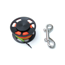 Scuba Finger Reel, Aluminium Compact Spool Reel Dubbele Gesp Geschikt voor Duiken Snorkelen in Wrak Grot Technologie,C