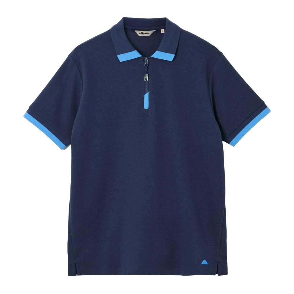 Ellesse (S, Navy) Mens Kelvias Polo Shirt Blue,Multicoloured