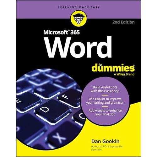 Microsoft 365 Word For Dummies by Dan Gookin Paperback Book