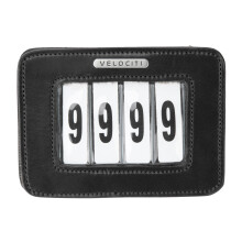 (One Size, Black) Velociti Leather 4 Number Holder