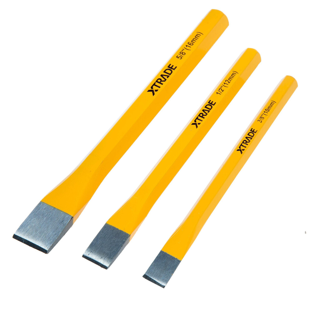 Xtrade Cold Chisel Set (Pack Of 3) 5063918180894