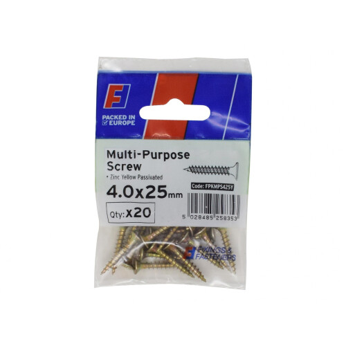 Forgefix Forgefix Multi-purpose Screws, Pozi, Csk, Zyp, Forgepack