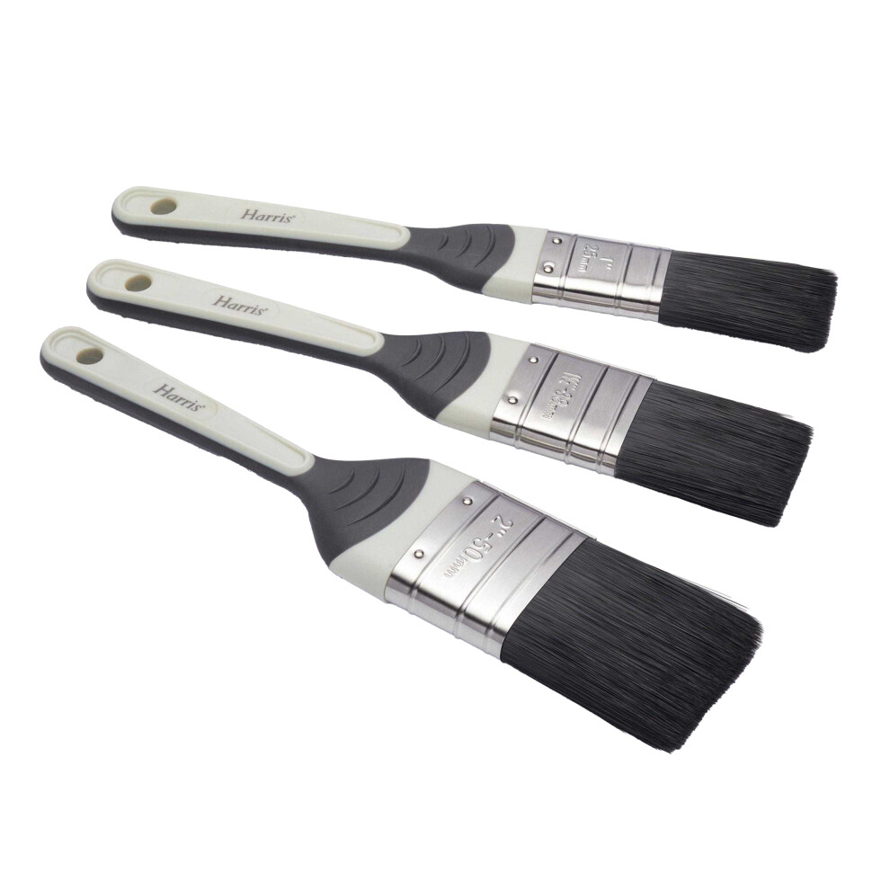 Harris Seriously Good Gloss Woodwork Paint Brush (Pack Of 3)