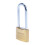 Locksmyth Brass Long Shackle Keyed Padlock 2