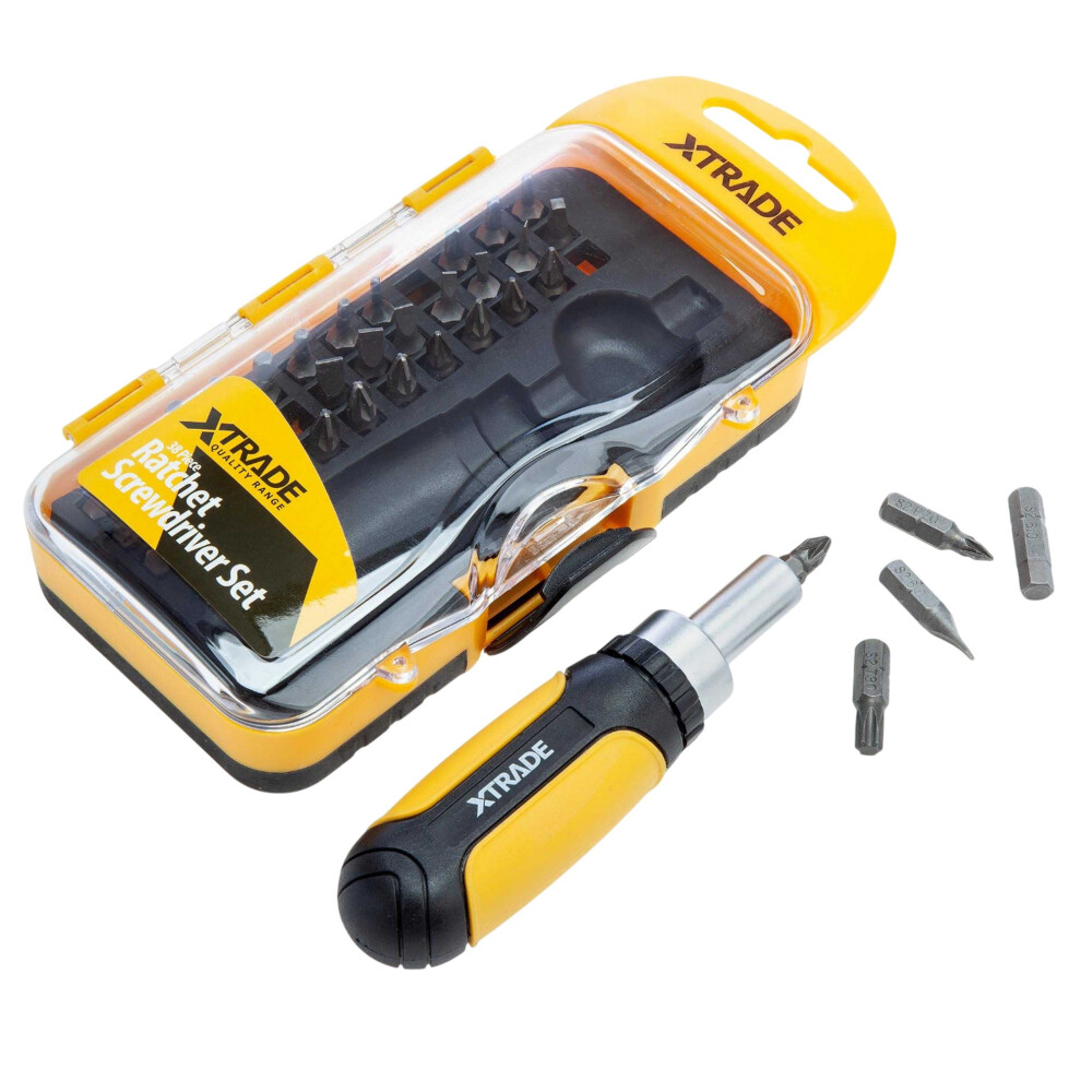 Xtrade Ratchet Screwdriver Set (Pack Of 38) 5063918180580